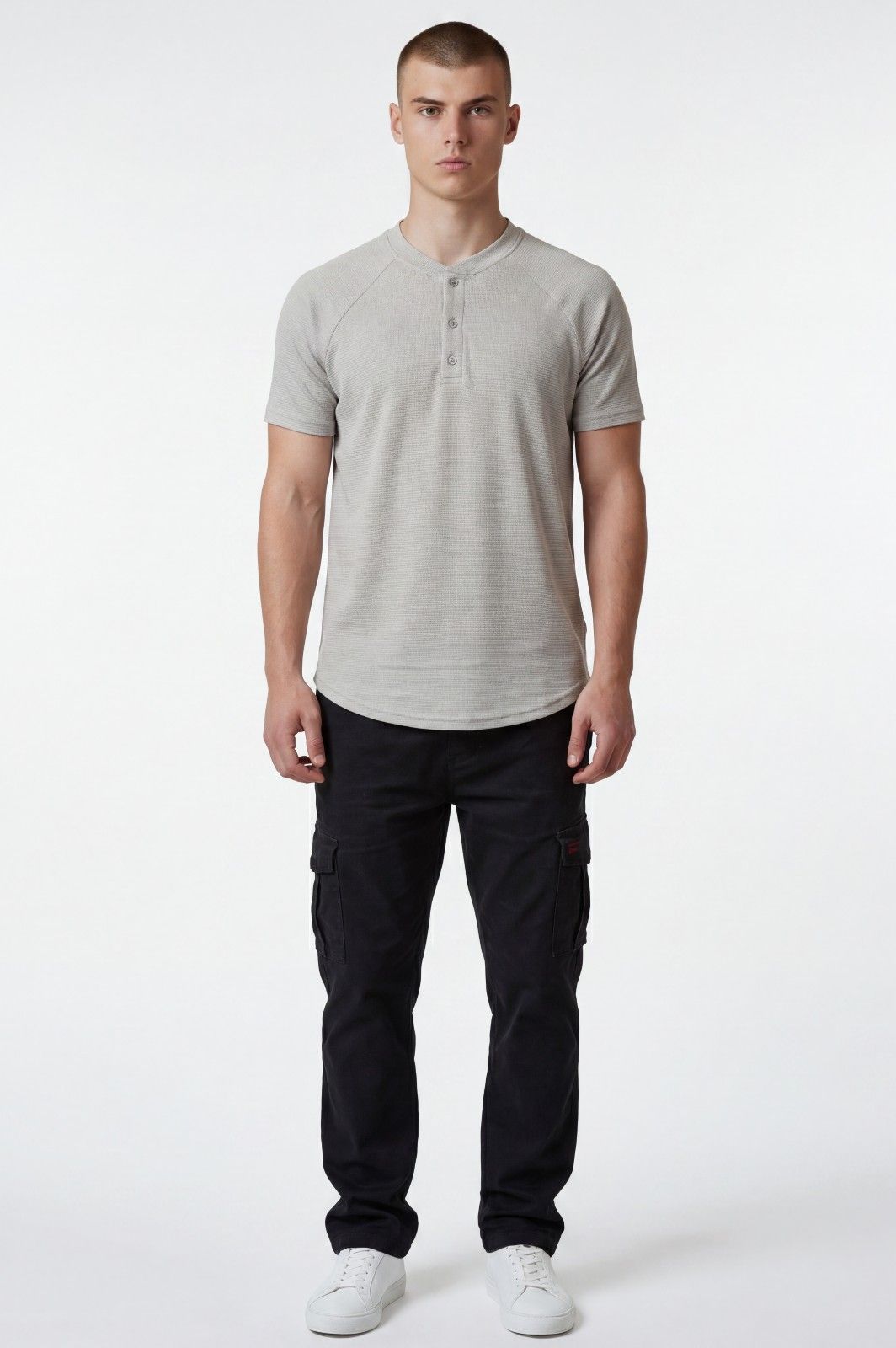 ΜΠΛΟΥΖΑ WAFFLE HENLEY